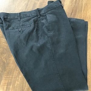 Joseph Aboud black linen pants. Size 42x30